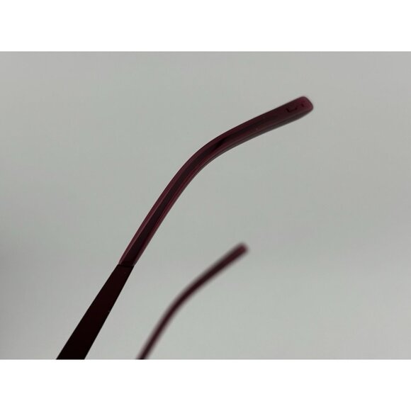 LIGHTEC - Morel France 7900L 55-16-135 PP 042 Red & White Eyeglass Frames - Picture 3 of 9